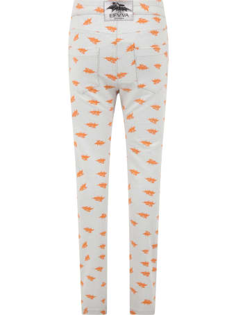 efvva Grey Sweatpant For Kids With Bats