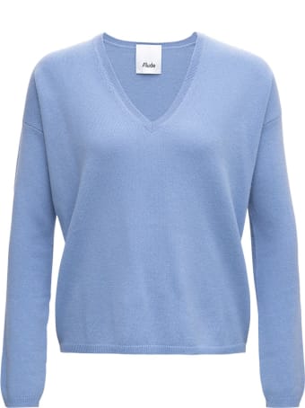 Allude Light Blue Cashmere Sweater