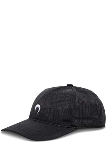 Marine Serre Moon Black Cotton Hat