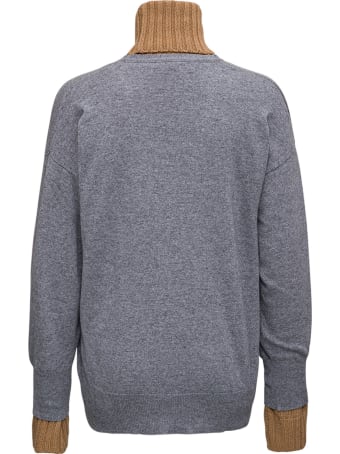 Jejia Layered Wool And Cashmere Sweater
