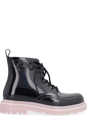 Melissa Melissa Coturno + Viktor & Rolf - Pvc Combat Boots