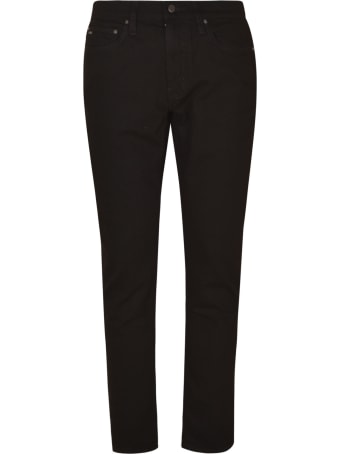 Michael Kors Logo Patched 5 Pockets Slim Jeans