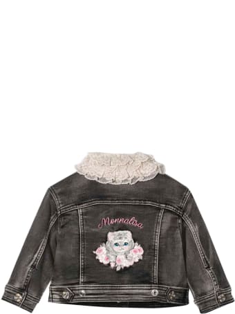 Monnalisa Black Denim Jacket