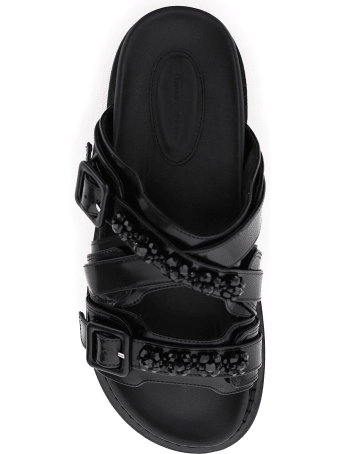 Simone Rocha Embellished Leather Mules