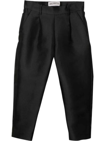 Simonetta Kids Black Trousers