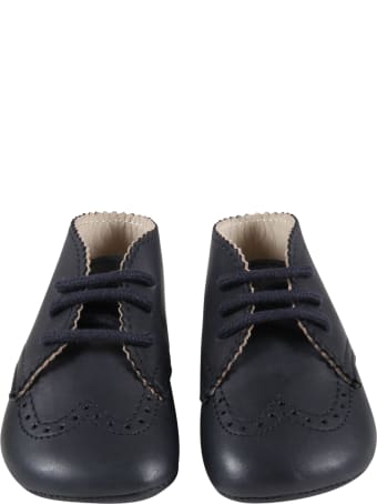 Gallucci Blue Shoes For Baby Boy