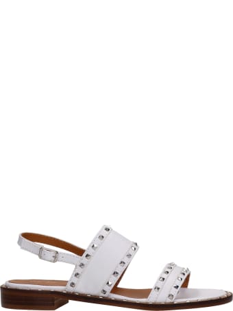 Via Roma 15 Flats In White Leather