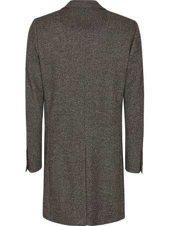 Dolce & Gabbana Tweed Buttoned Coat