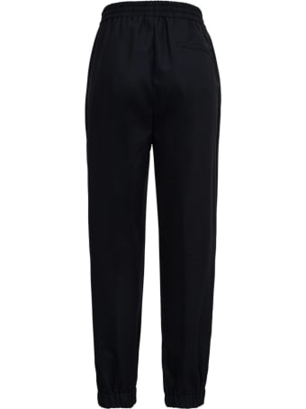 Jucca Black Stretch Wool Pants