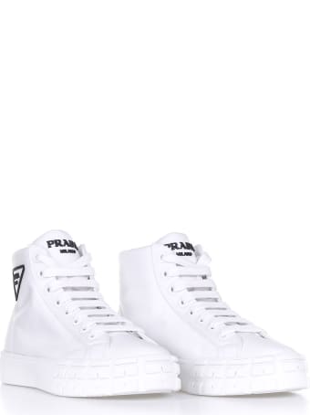 Prada Wheel White Sneaker