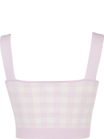 Alessandra Rich Gingham Top