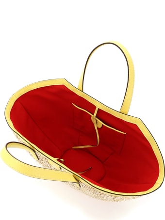Mark Cross Madeline Straw Basket Bag