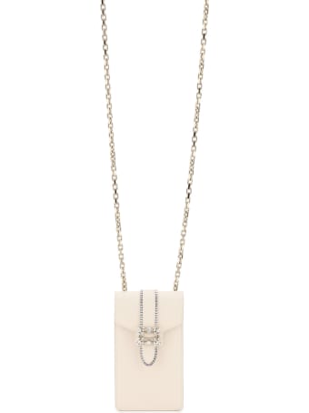 Roger Vivier Miss Vivier Crystal Buckle Phone Bag
