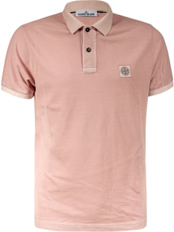 Stone Island Logo Patch Polo Shirt
