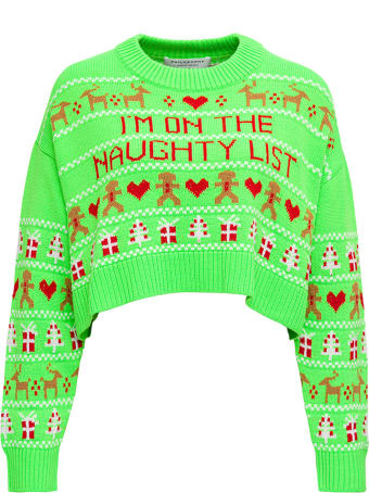 Philosophy di Lorenzo Serafini The Christmas Jummpers Green Wool Sweater