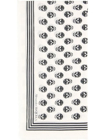 Alexander McQueen Biker Skull Scarf
