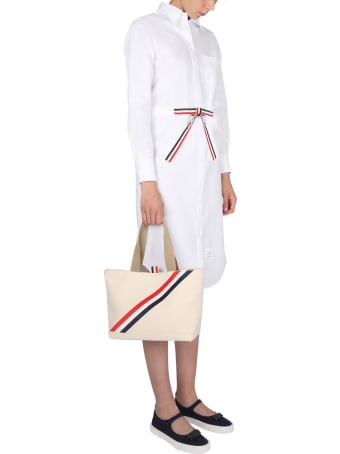 Thom Browne Cotton Oxford Chemisier Dress