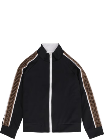 Fendi Contrasting Stripes Full-zip Jacket
