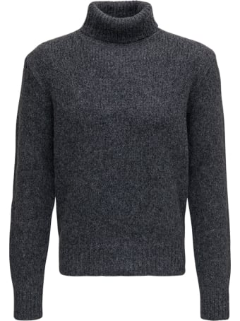 doppiaa Worsted Grey Wool Sweater