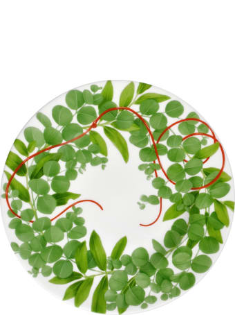Taitù Set of 4 Salad Plates - Fil Rouge Foglie Collection