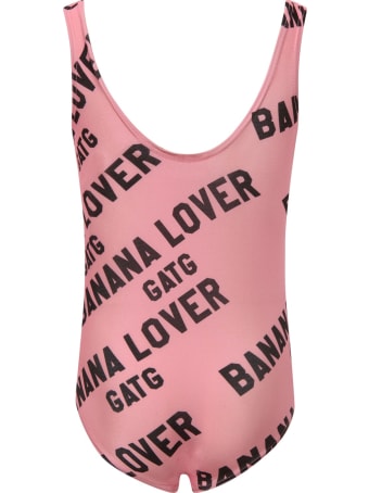 Gardner and the Gang Pink "banana Lover" Swimsuit For Girl
