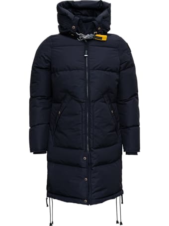 Parajumpers Black Nylon Down Jacket With Hook Detail