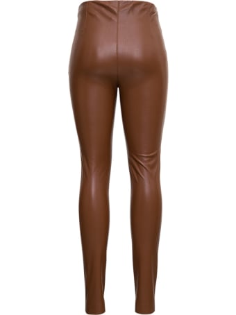Jucca Brown Leatheret Leggings