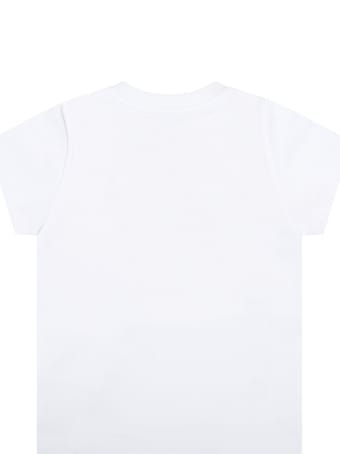 Givenchy White T-shirt For Baby Kids With Logo