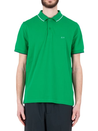 Sun 68 Polo Small Stripes Collar El. Sun 68