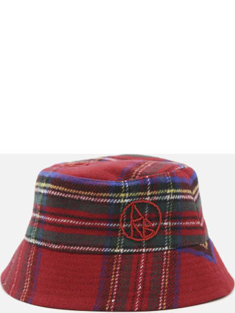 Ruslan Baginskiy Bucket Hat In Wool Blend With All-over Check Pattern