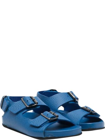 Gallucci Blue Buckle Sandals