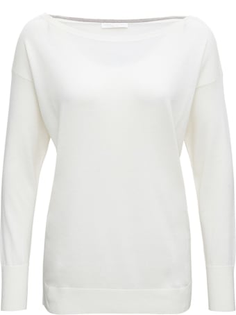 Fabiana Filippi Long-sleeved Wool And Cashmere Sweater With Bright Detail