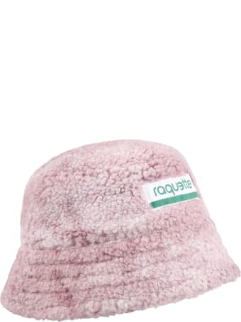 Raquette Pink Bucket Hat For Kids With Logo