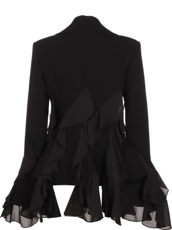 16arlington Lanao Ruffle Blazer