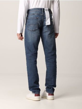 Armani Collezioni Armani Exchange Jeans Skinny Fit Stretch Zip Denim