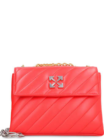 Off-White Jackhammer 24 Leather Shoulder Bag