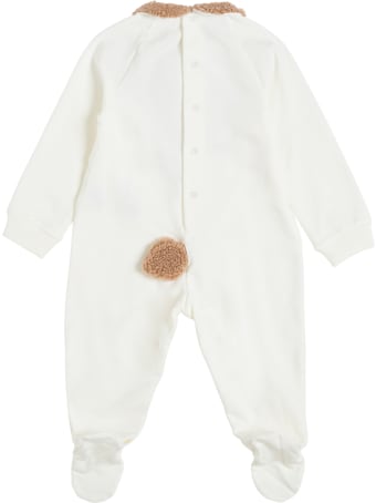 Il Gufo Cotton Romper With Fawn Detail