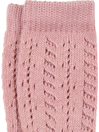 Story loris Pink Socks For Baby Girl