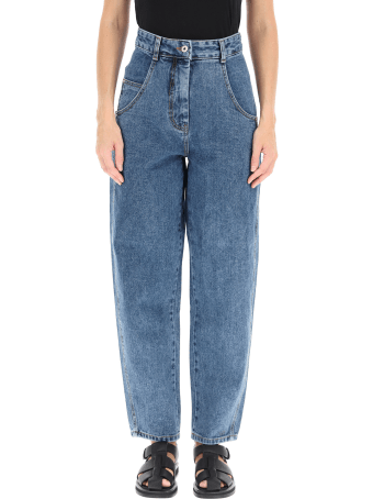 Low Classic Boyfriend Jeans With High Waist