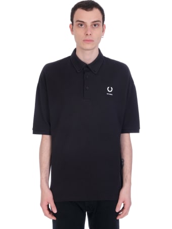Fred Perry by Raf Simons Polo In Black Cotton