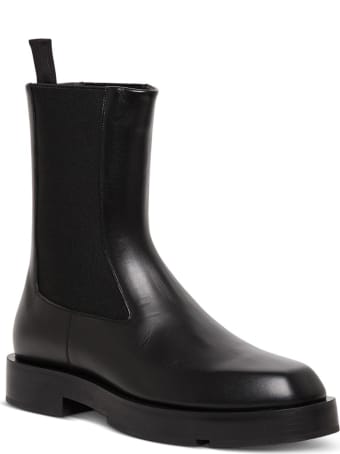 Givenchy Black Leather Chelsea Boots