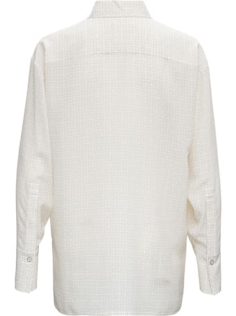 Givenchy 4g White Silk Shirt