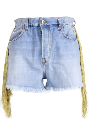 Cycle Route Fringed Short Shorts