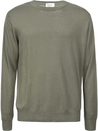 Altea Ribbed Knit Plain Sweater