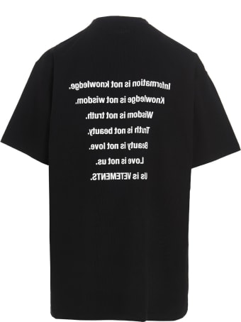 VETEMENTS 'us Is Vetements' T-shirt