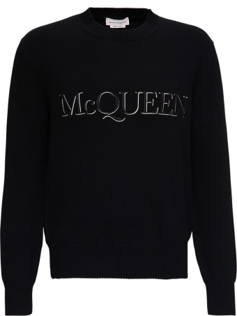Alexander McQueen Cotton Sweater With Logo
