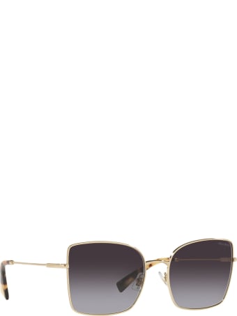 Miu Miu Eyewear Miu Miu Mu 51ws Pale Gold Sunglasses