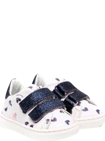 Monnalisa White Sneakers With Press
In Hearts