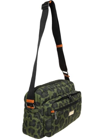Dolce & Gabbana Messenger In Nylon With Camouflage Print