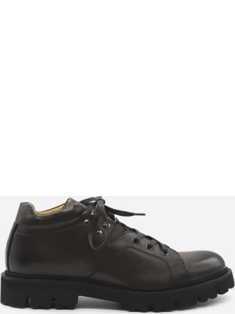 Eleventy Lace-up Shoes Made Of Leather